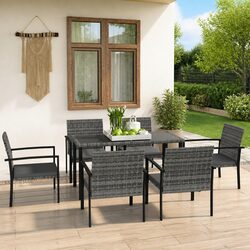 Practical 7-Piece Garden Dining Set for Every Occasion