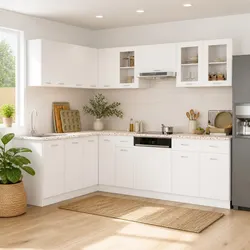 Functional 11-Piece Kitchen Cabinet Set for Daily Use