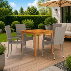 Functional 5-Piece Garden Set for Outdoor Dining