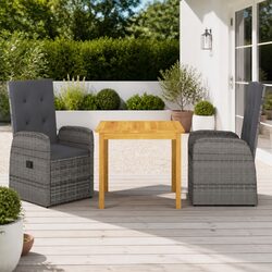 Practical 3 Piece Outdoor Dining Set for Any Patio