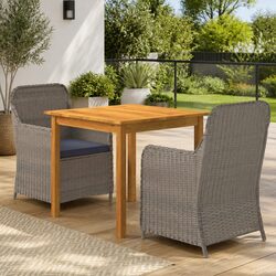 Versatile 3 Piece Garden Dining Set for Every Occasion