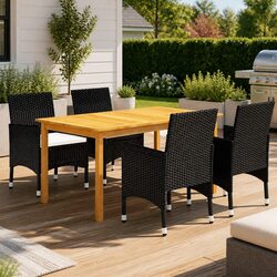 Practical 5-Piece Patio Set for Everyday Use