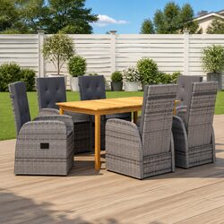 Practical 7-Piece Dining Set for Your Outdoor Gatherings