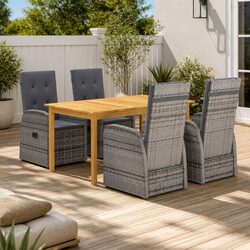 Versatile 5-Piece Garden Dining Set for Any Occasion