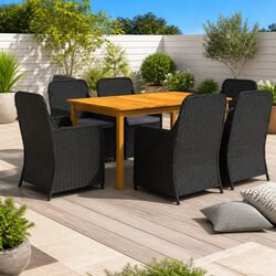 Practical 7 Piece Dining Set for Everyday Outdoor Use