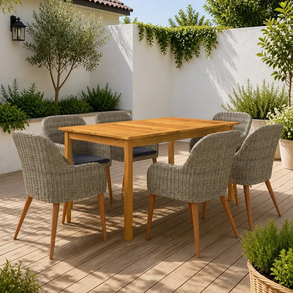 7-Piece Dining Set for Outdoor Gatherings
