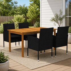Perfect for Outdoor Gatherings: 5-Piece Dining Set