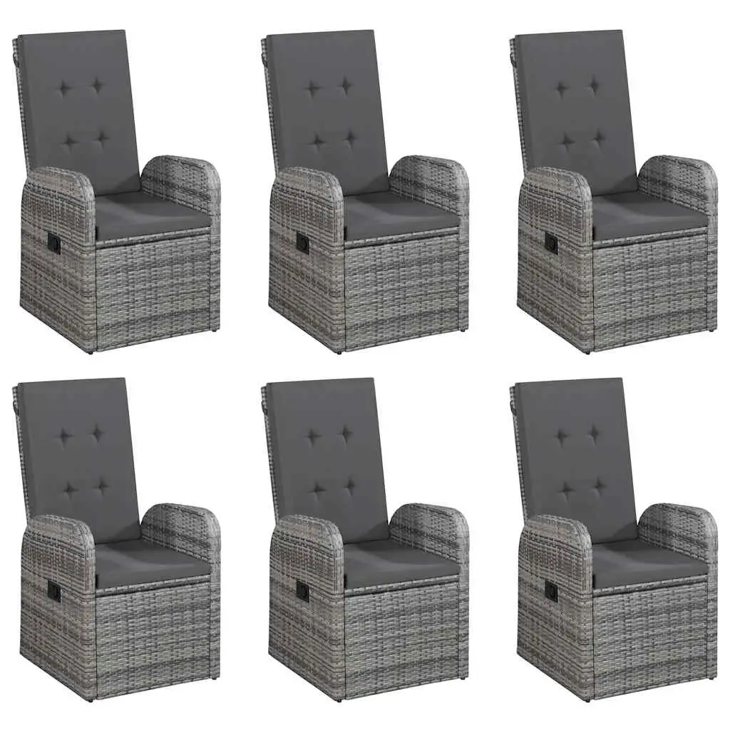 7-Piece Outdoor Dining Set with Cushions