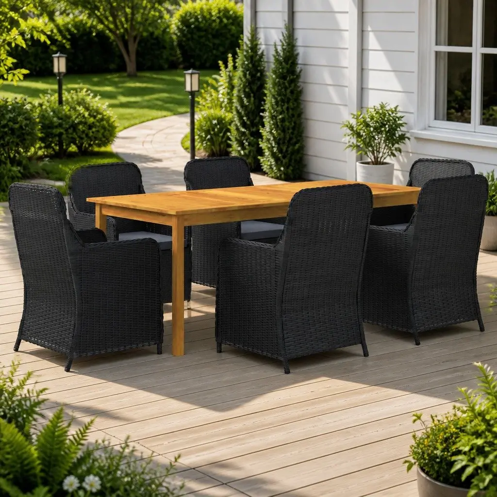 7 Piece Outdoor Dining Set for Gatherings