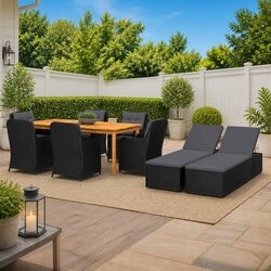 Practical 9-Piece Outdoor Dining Set for Every Home