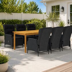 Versatile 7 Piece Dining Set for Your Patio or Garden
