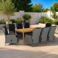Perfect 9 Piece Dining Set for Outdoor Gatherings
