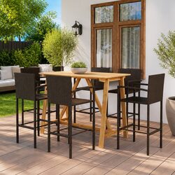 7 Piece Bar Set for Outdoor Entertainment