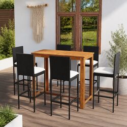 Practical 7 Piece Bar Set for Outdoor Use