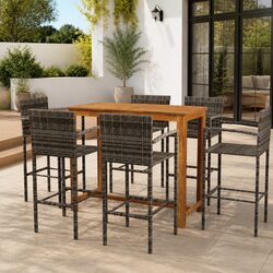 Versatile 7 Piece Bar Set for Outdoor Entertaining