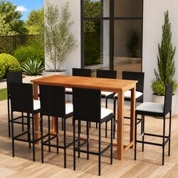 Ideal 9 Piece Bar Set for Your Patio and Garden