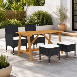 Versatile 5-Piece Dining Set for Your Outdoor Space