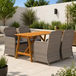 Ideal for Outdoor Gatherings: 5-Piece Dining Set
