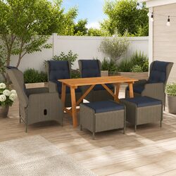 Practical 7 Piece Dining Set for Any Outdoor Setting