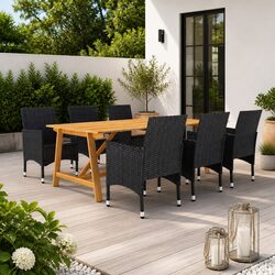 Practical 7 Piece Dining Set for Your Garden or Patio