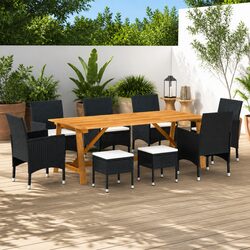 Ideal 9-Piece Dining Set for Outdoor Gatherings