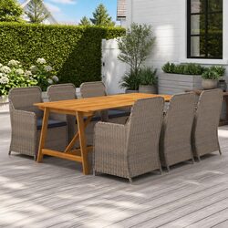 Versatile 7-Piece Garden Dining Set for Home Use