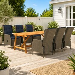 Practical 7 Piece Dining Set for Your Outdoor Needs