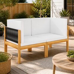 Practical 2-Seater Garden Bench for Cozy Outdoor Living