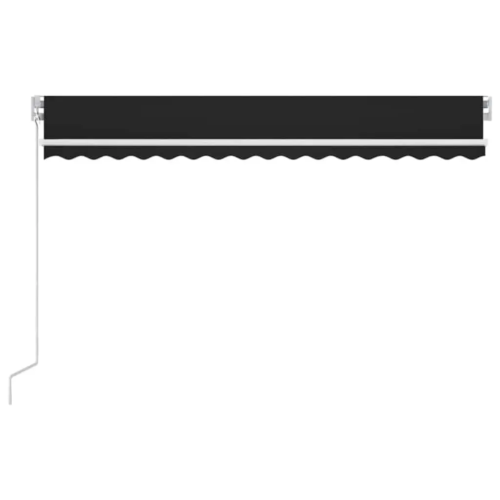 Manual Retractable Awning 400x350 cm Outdoor Patio Sun Shade Crank Handle