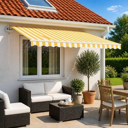 Perfect Manual Retractable Awning for Home Use