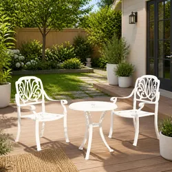 3 Piece Bistro Set for Outdoor Spaces