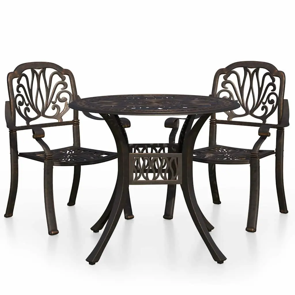3-Piece Bistro Set for Outdoor Use