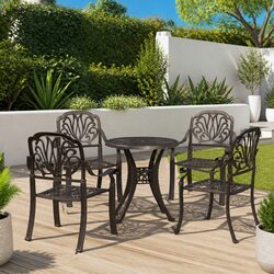 Versatile 5 Piece Bistro Set for Outdoor Gatherings