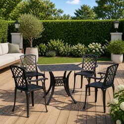 Practical 5 Piece Bistro Set for Your Patio or Garden