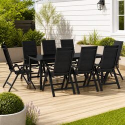 Ideal 9 Piece Garden Set for Outdoor Gatherings