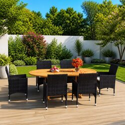 Practical 7 Piece Dining Set for Your Outdoor Gatherings