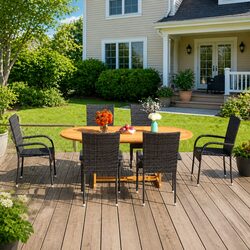 Versatile 7 Piece Dining Set for Outdoor Gatherings