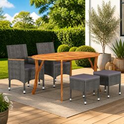 Practical 5-Piece Dining Set for Your Outdoor Entertaining