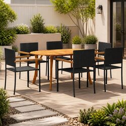 Practical 7 Piece Dining Set for Your Garden or Patio