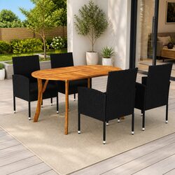 Versatile 5-Piece Garden Dining Set for Any Outdoor Occasion