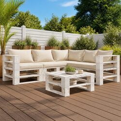 Versatile 6-Piece Lounge Set for Outdoor Spaces