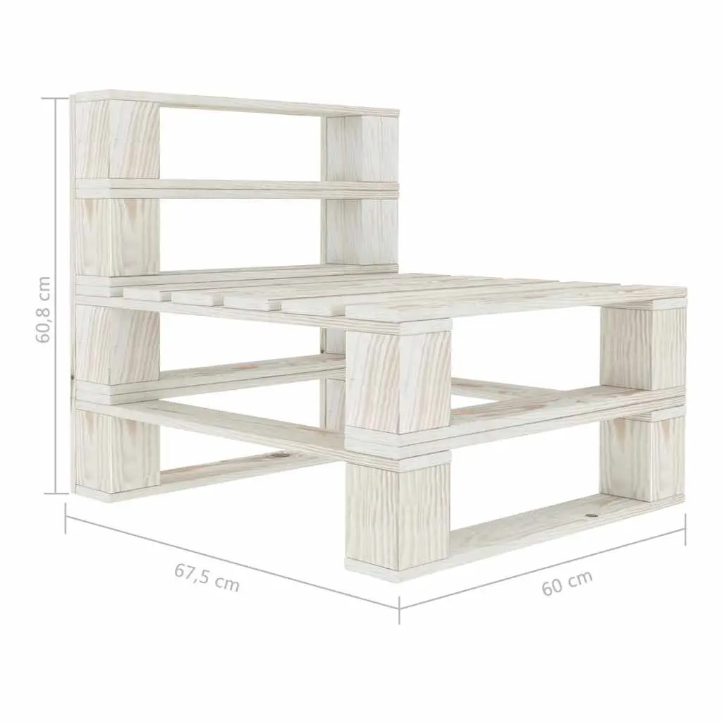 4-Seater Outdoor Pallet Sofa for Relaxation