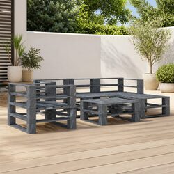 Practical 6-Piece Lounge Set for Outdoor Enjoyment
