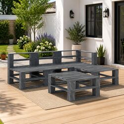 5-Piece Garden Lounge Set for Various Outdoor Areas