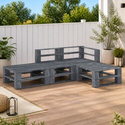 Ideal 4 Piece Grey Lounge Set for Any Home Space