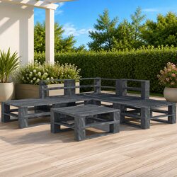 Practical 6-Piece Garden Lounge Set for Any Space