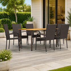 7-Piece Garden Dining Set for Outdoor Gatherings