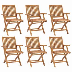 Versatile Folding Garden Chairs Set of 6 for Any Setting