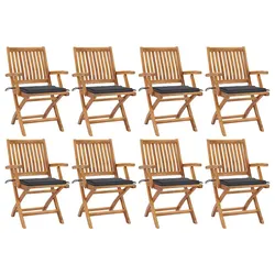 Practical 8-Piece Folding Chair Set for Home and Outdoor