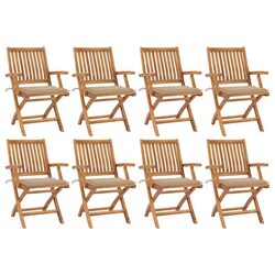 Practical 8-Piece Folding Chair Set for Outdoor Use